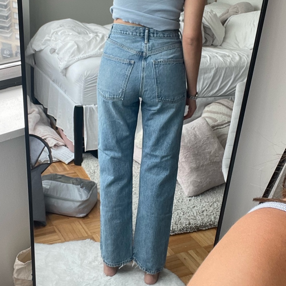 Agolde mid-rise straight leg jeans - Picture 2 of 4